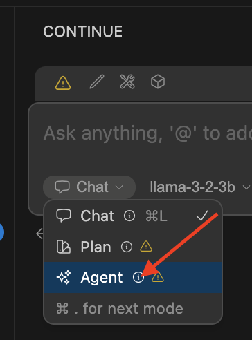 Choose agent